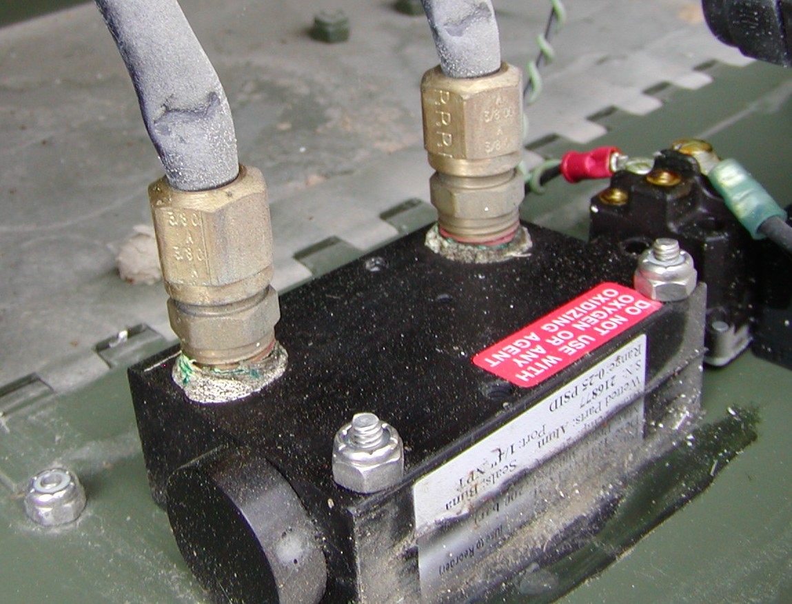 M969A3 ports on back of gage